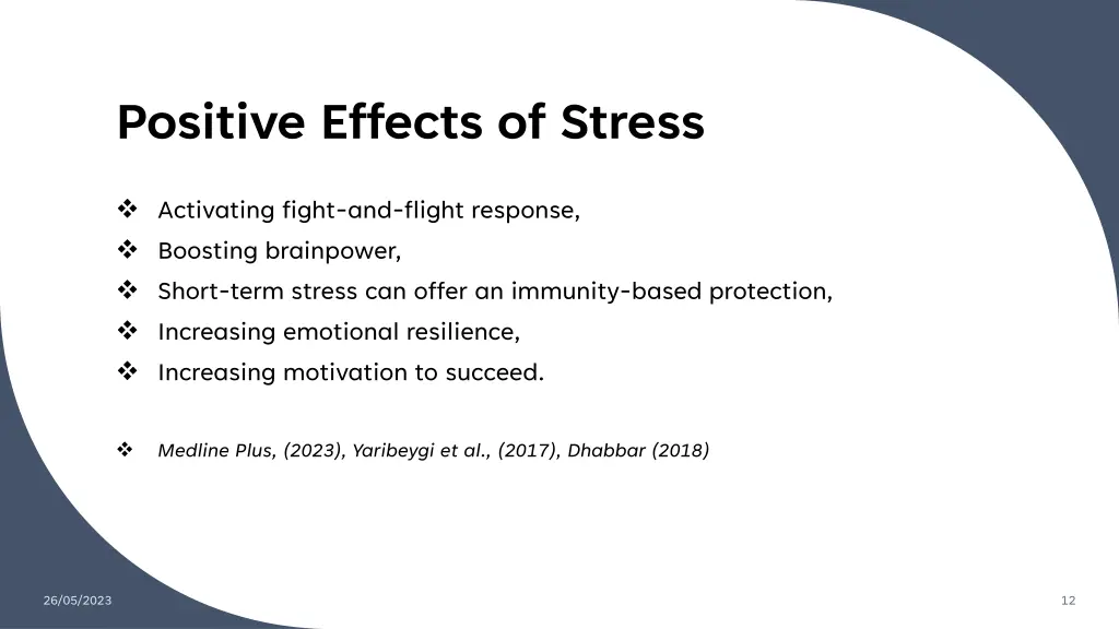 positive effects of stress