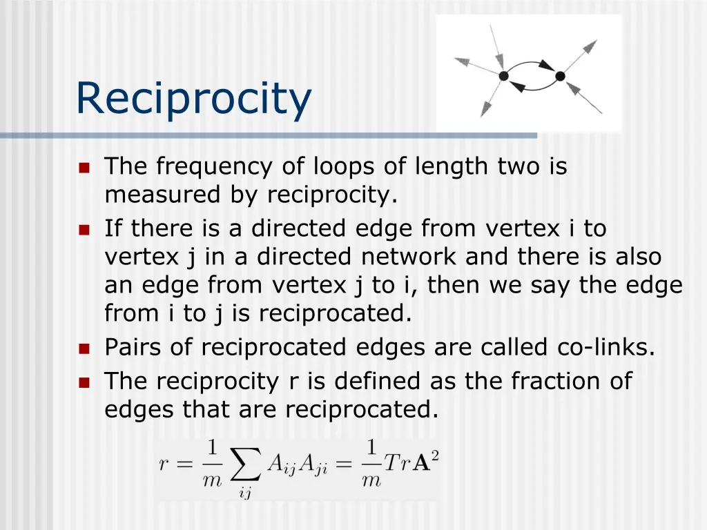 reciprocity