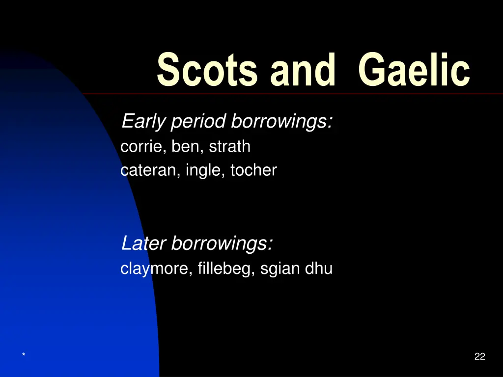 scots and gaelic