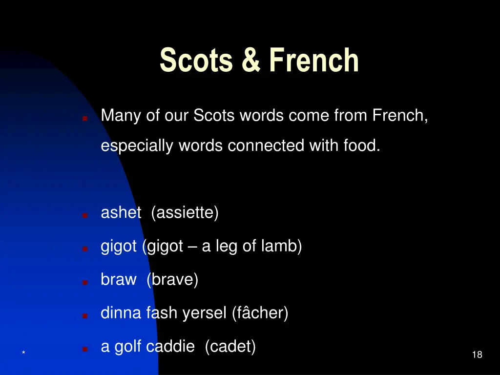 scots french