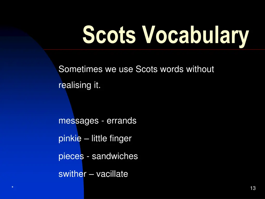 scots vocabulary