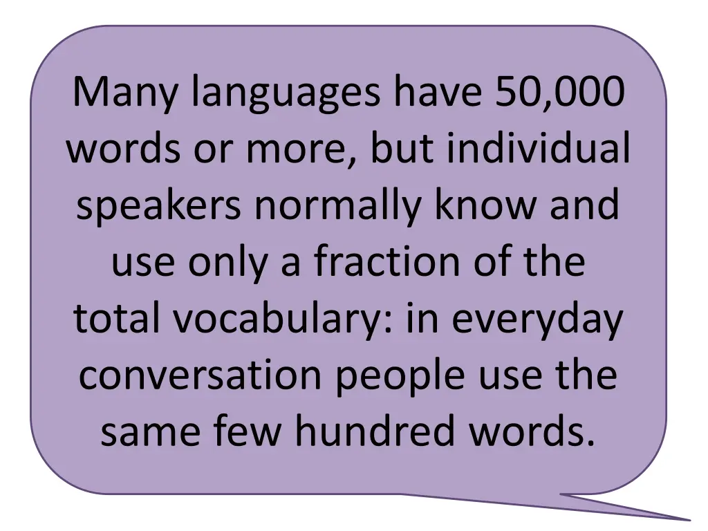 many languages have 50 000 words or more