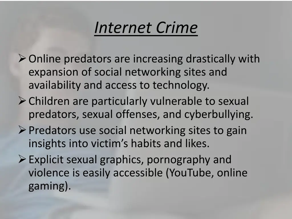 internet crime