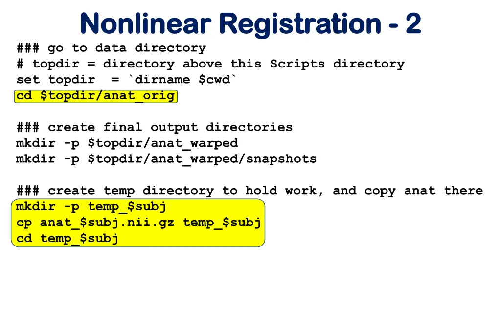 nonlinear registration nonlinear registration 1