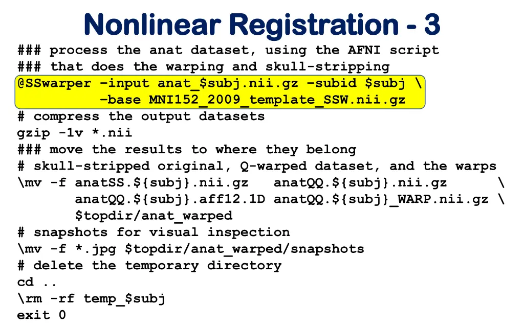 nonlinear registration nonlinear registration 2