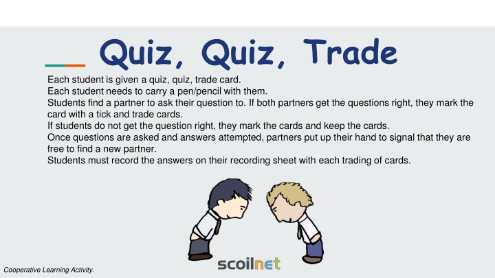 quiz quiz trade each student is given a quiz quiz