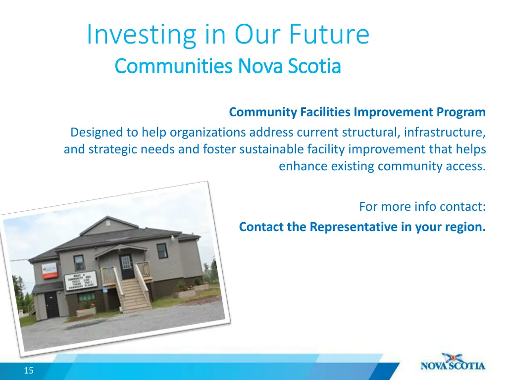 investing in our future communities nova scotia