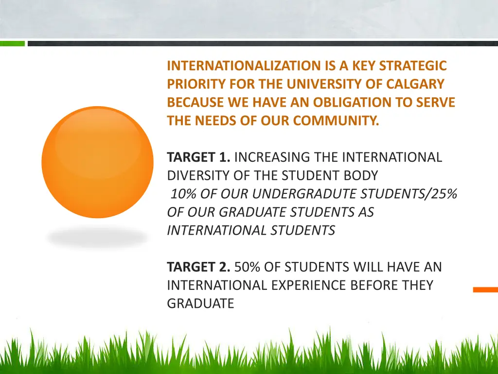 internationalization is a key strategic priority