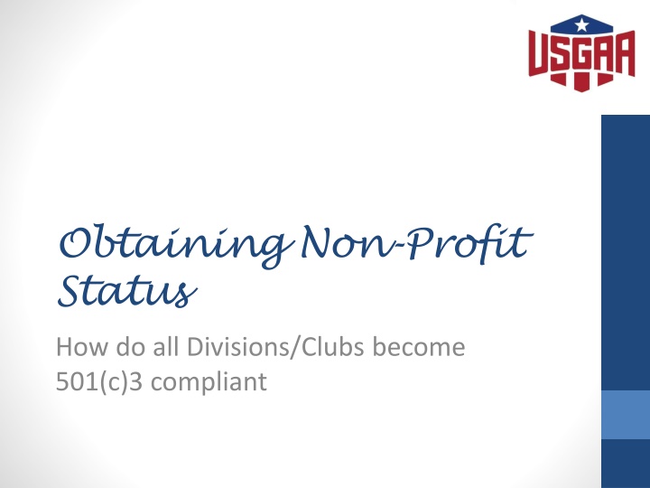 obtaining non profit status