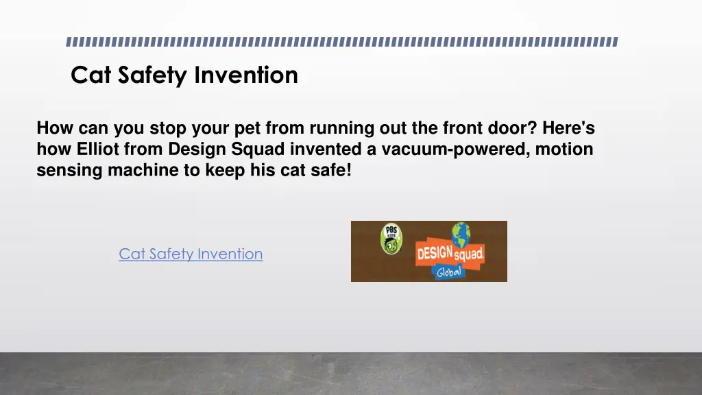 cat safety invention