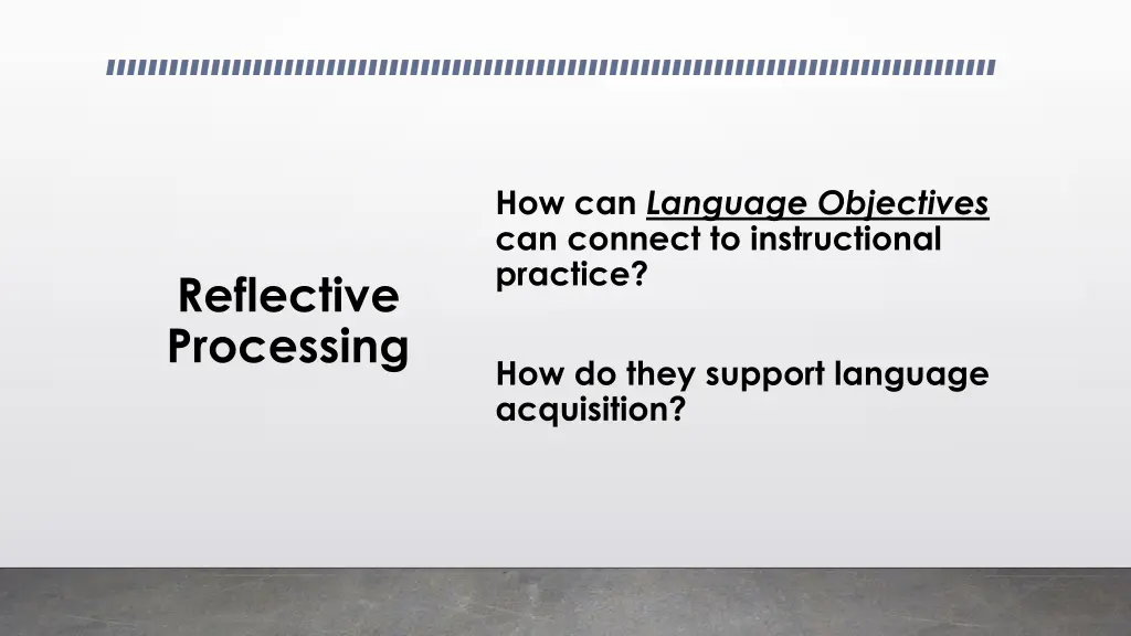 how can language objectives can connect