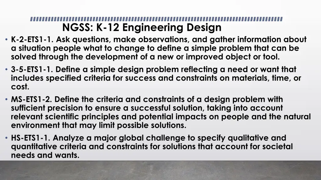 ngss k 12 engineering design k 2 ets1