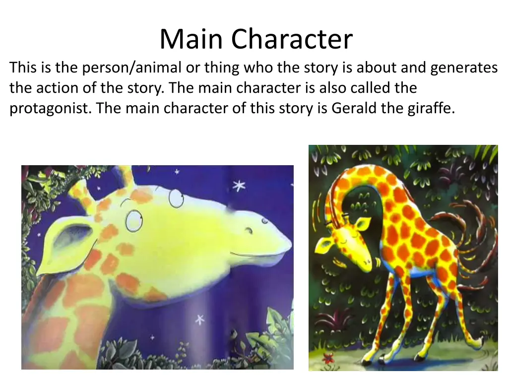 main character