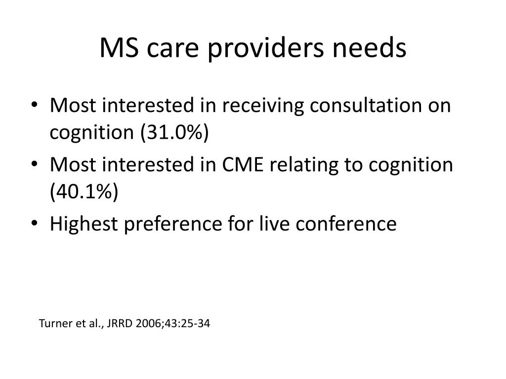 ms care providers needs