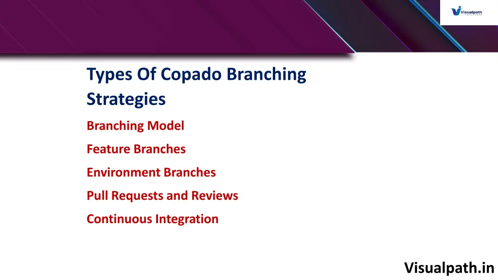 types of copado branching strategies