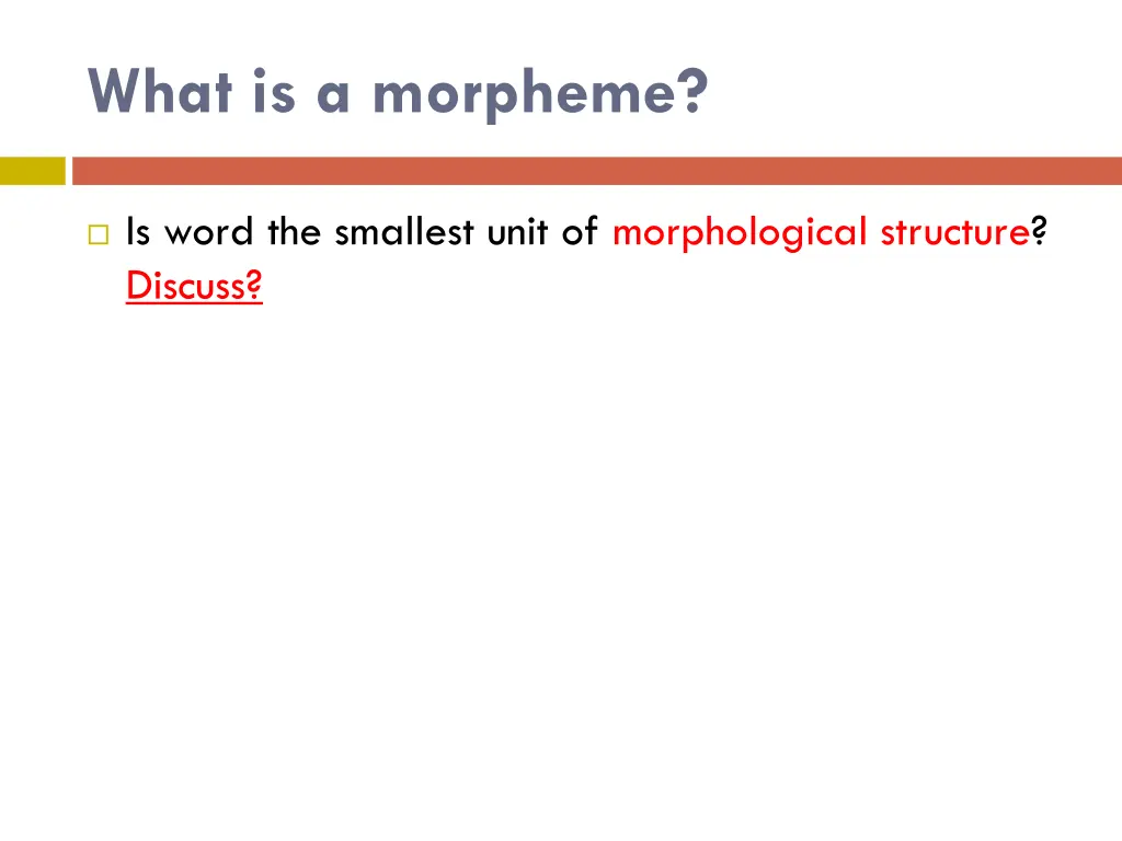 what is a morpheme