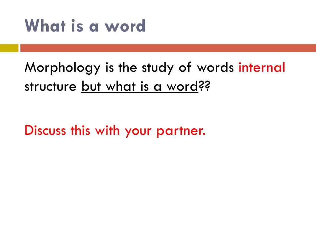 what is a word