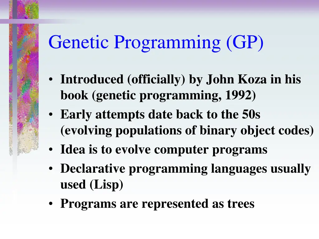 genetic programming gp