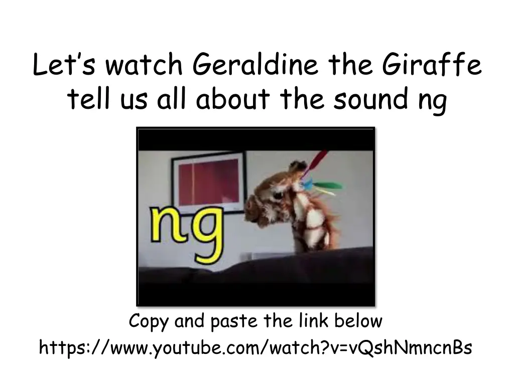 let s watch geraldine the giraffe tell