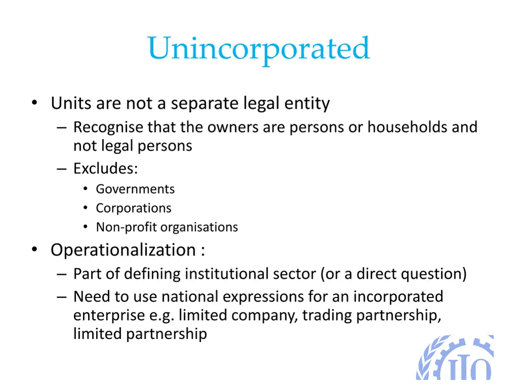 unincorporated