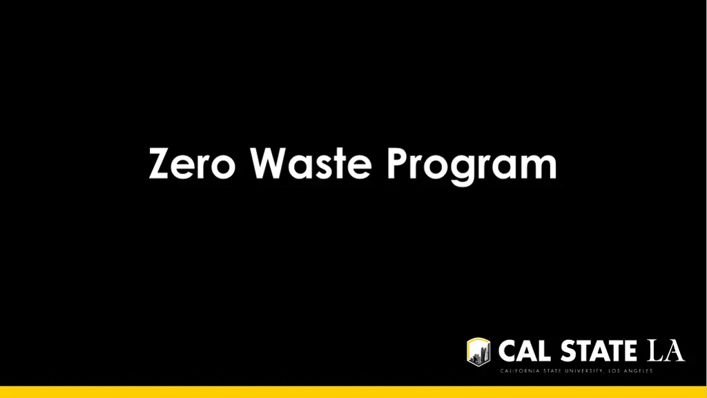 zero waste program
