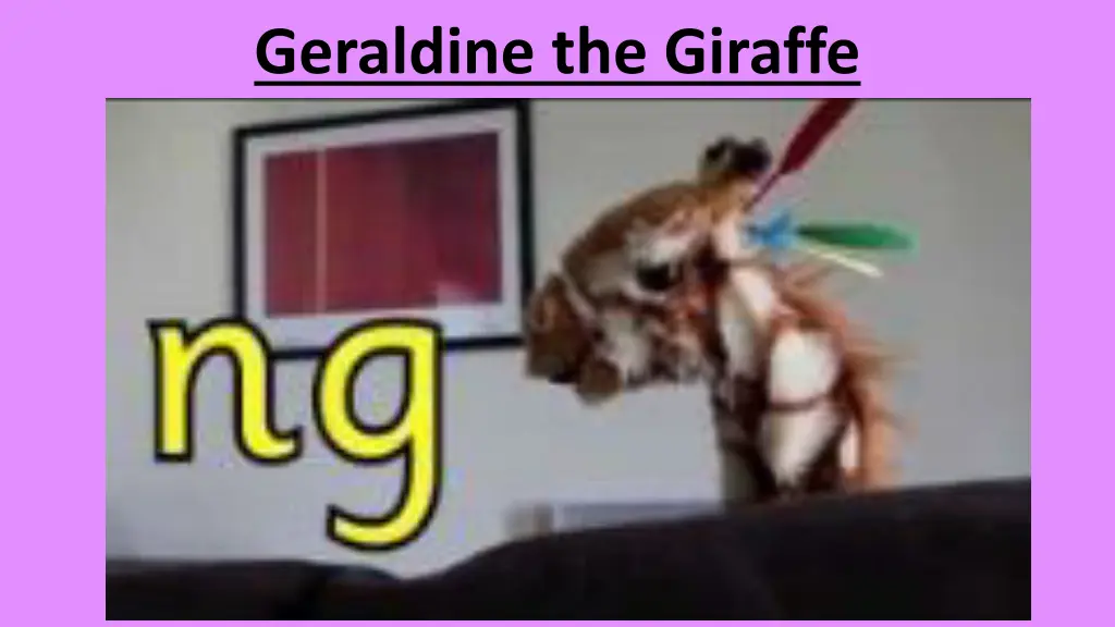 geraldine the giraffe