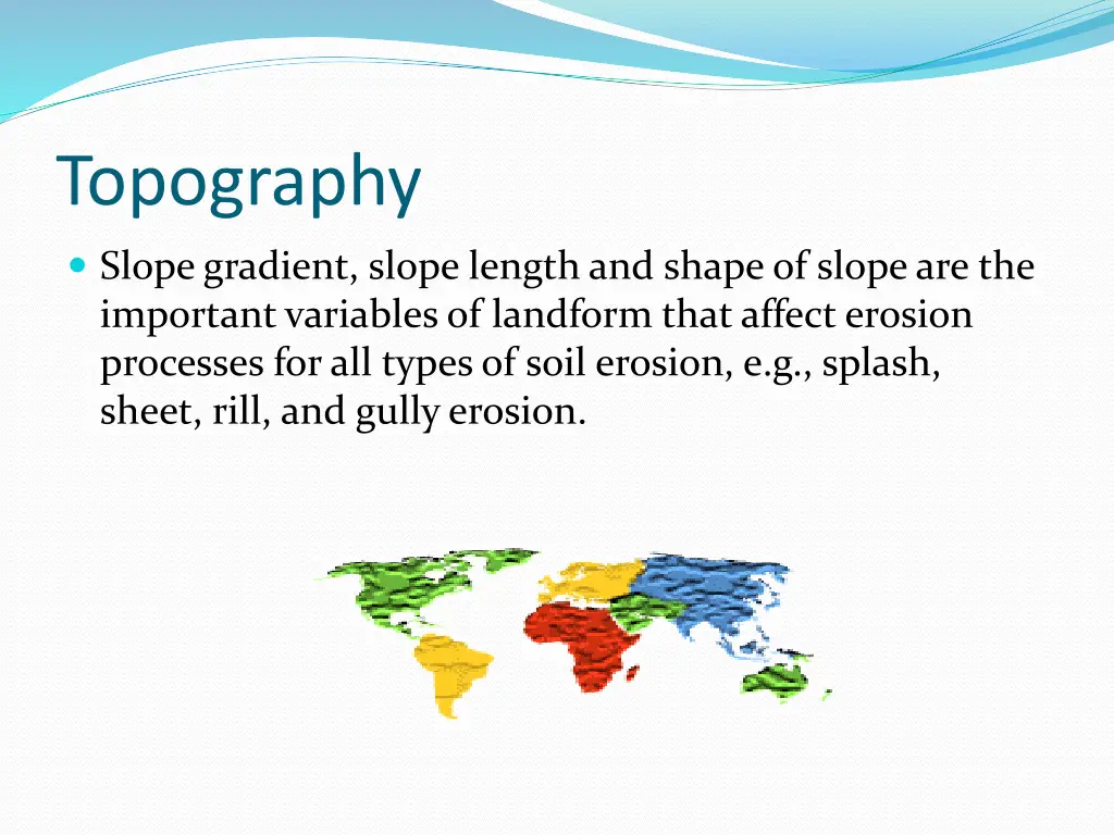 topography