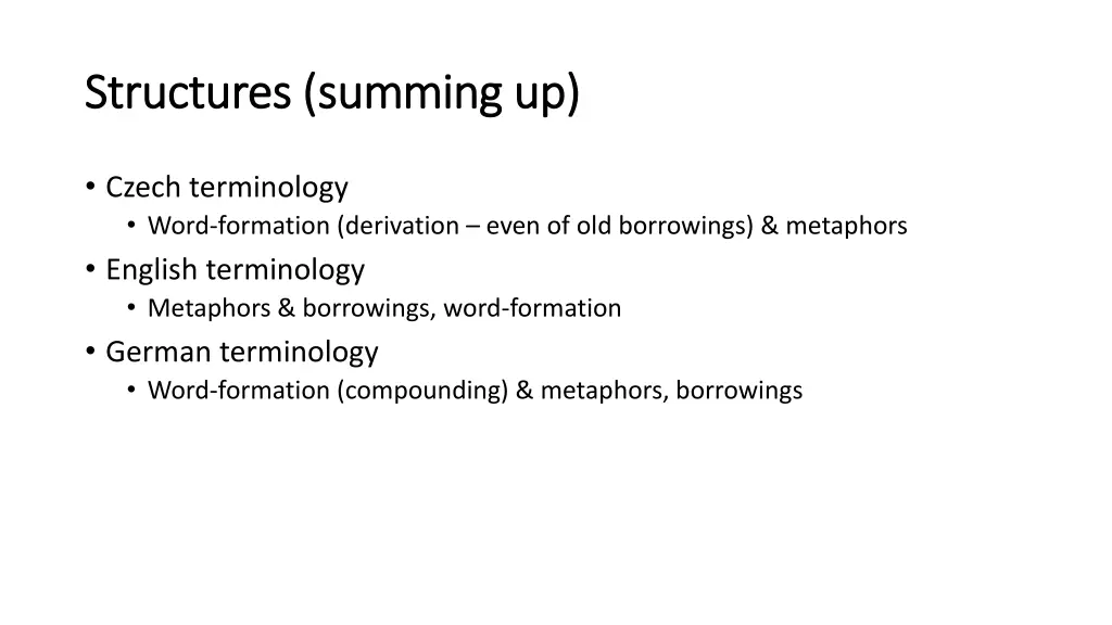 structures structures summing