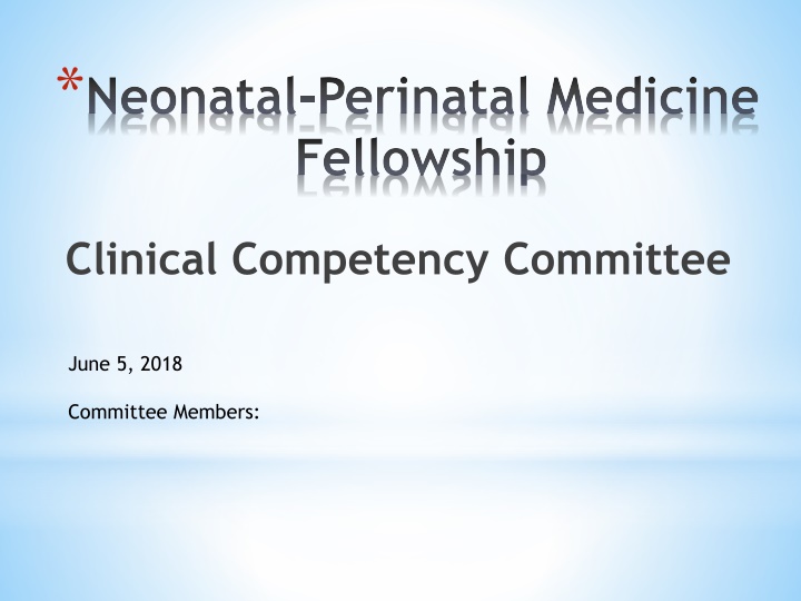 neonatal perinatal medicine fellowship