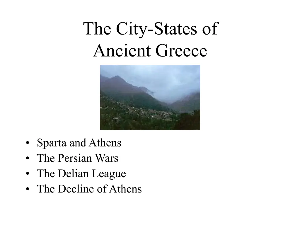 the city states of ancient greece