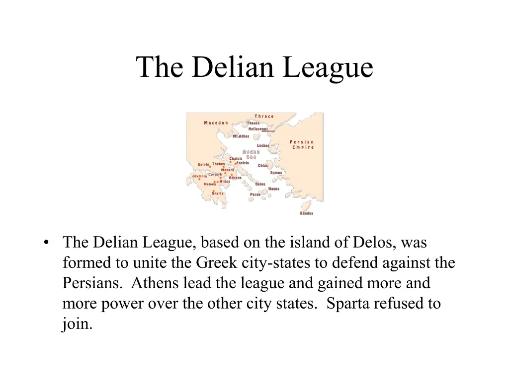 the delian league