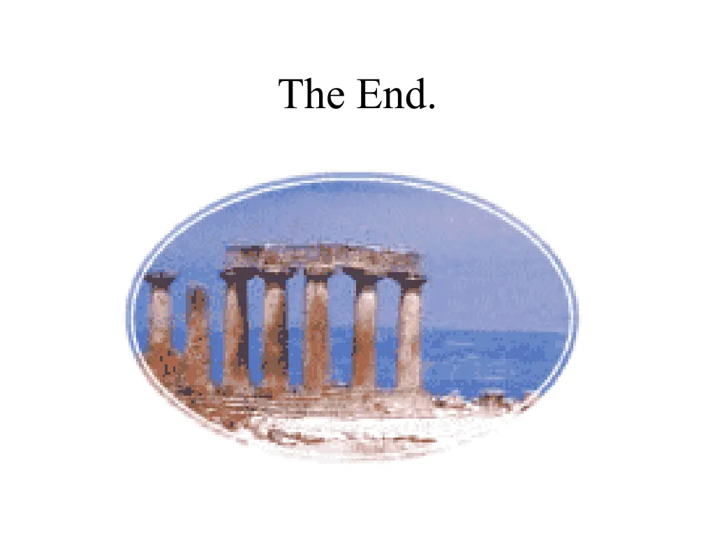 the end