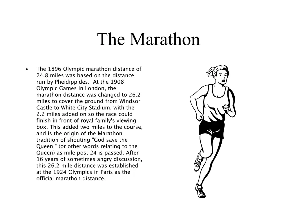 the marathon