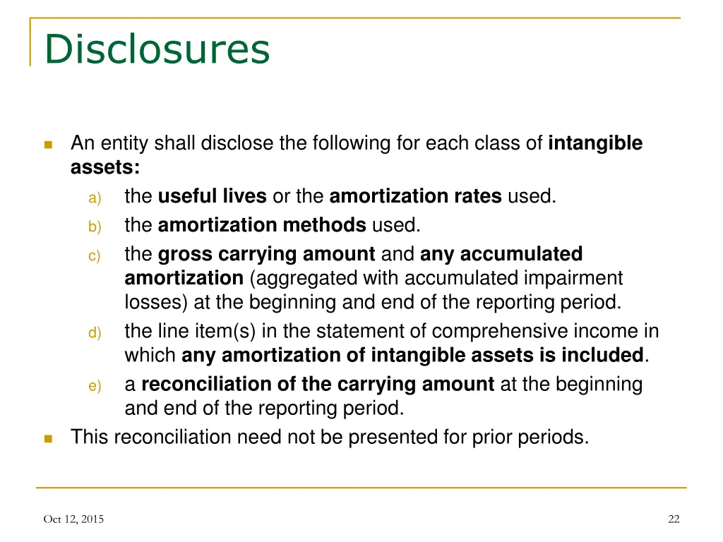 disclosures