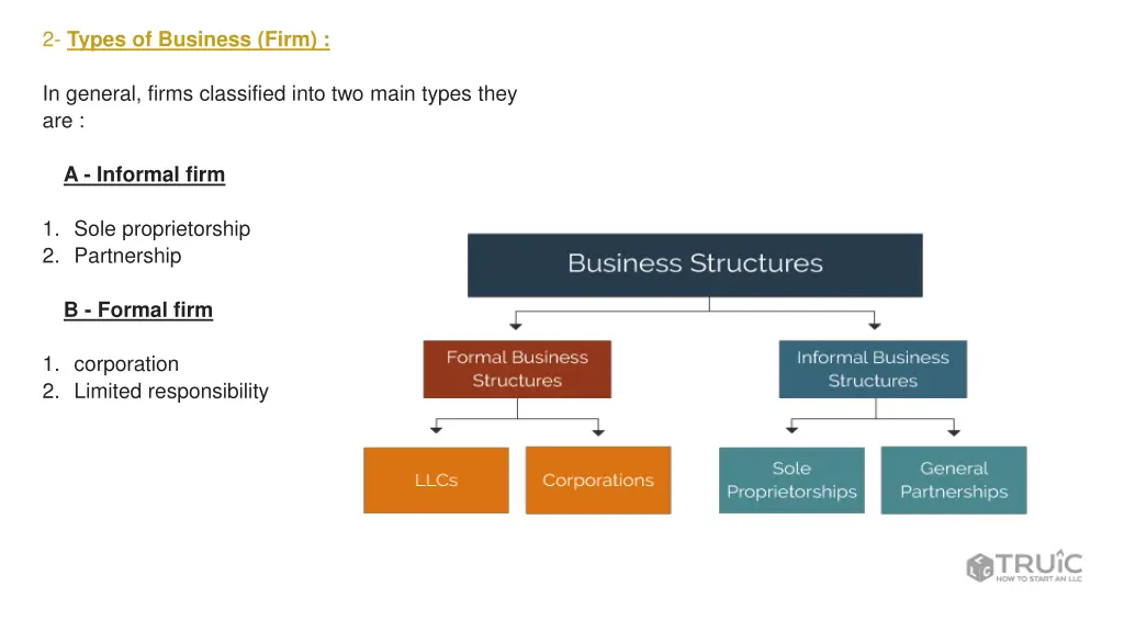 2 types of business firm