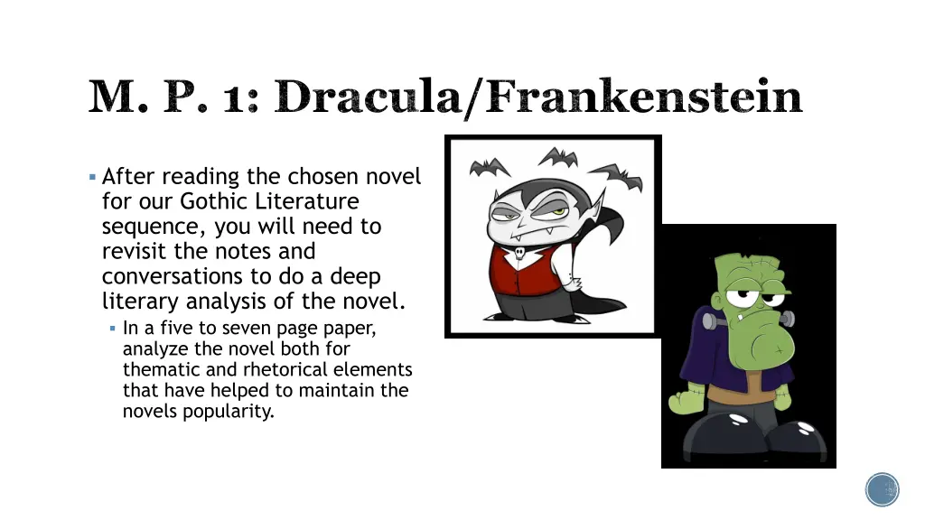 m p 1 dracula frankenstein