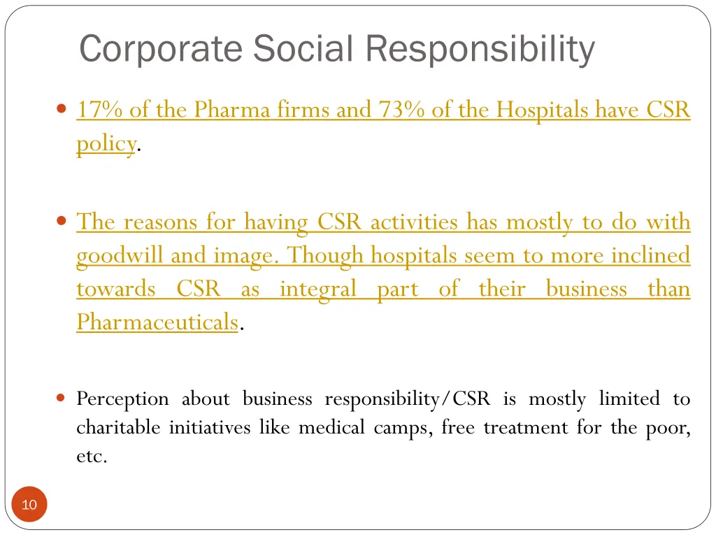 corporate social responsibility