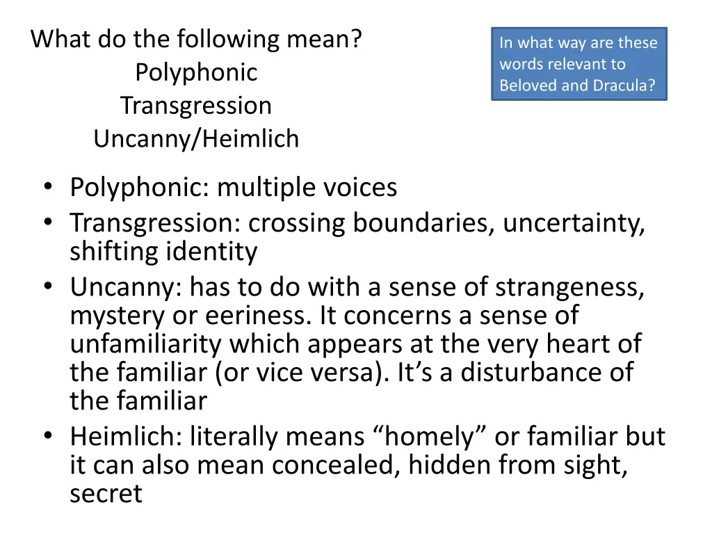 what do the following mean polyphonic