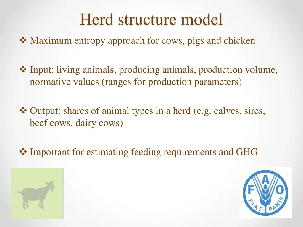 herd structure model