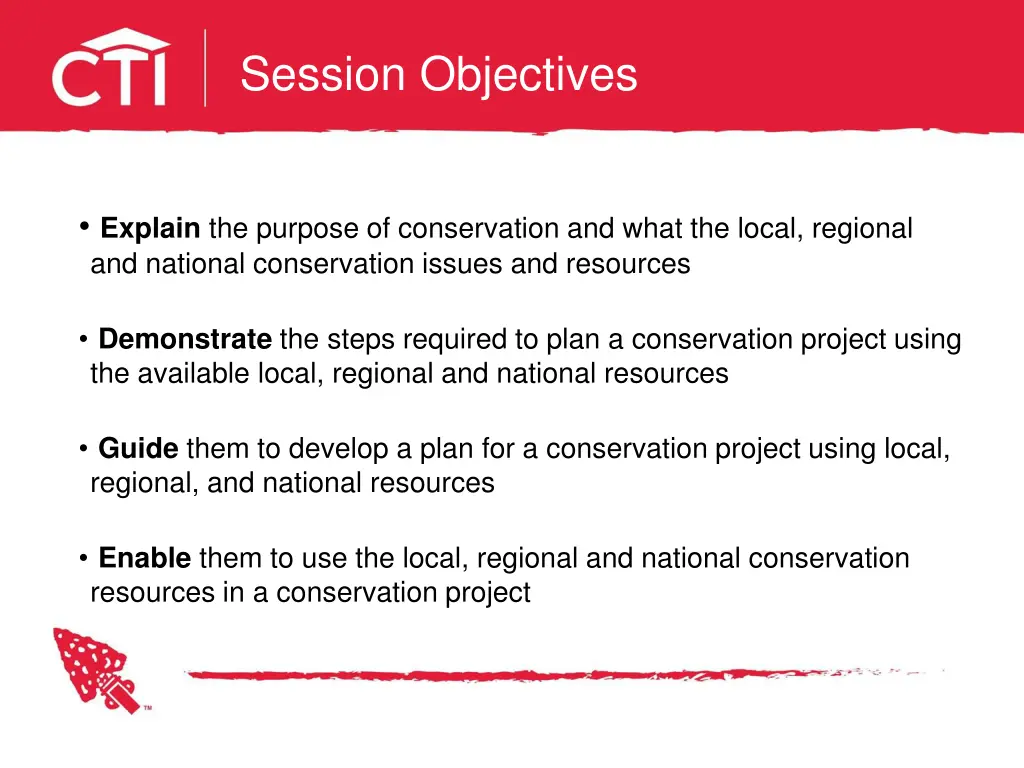 session objectives