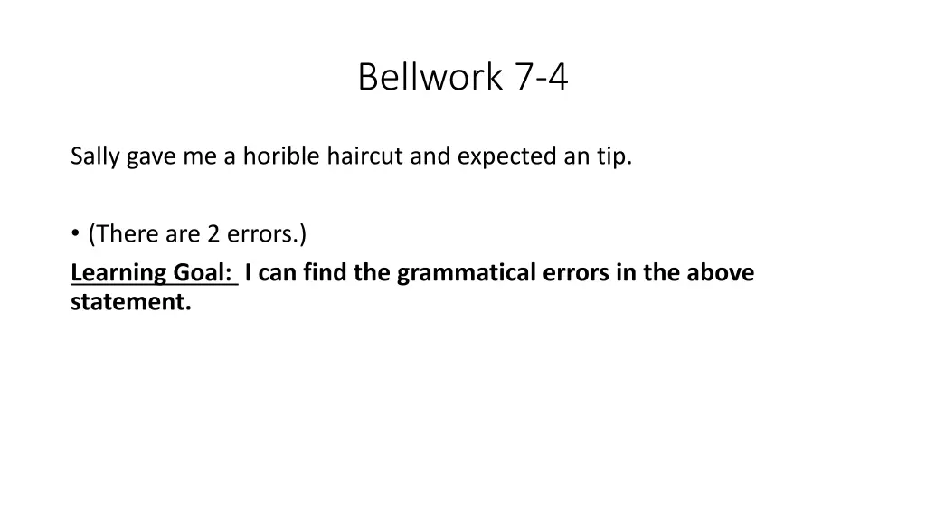 bellwork 7 4