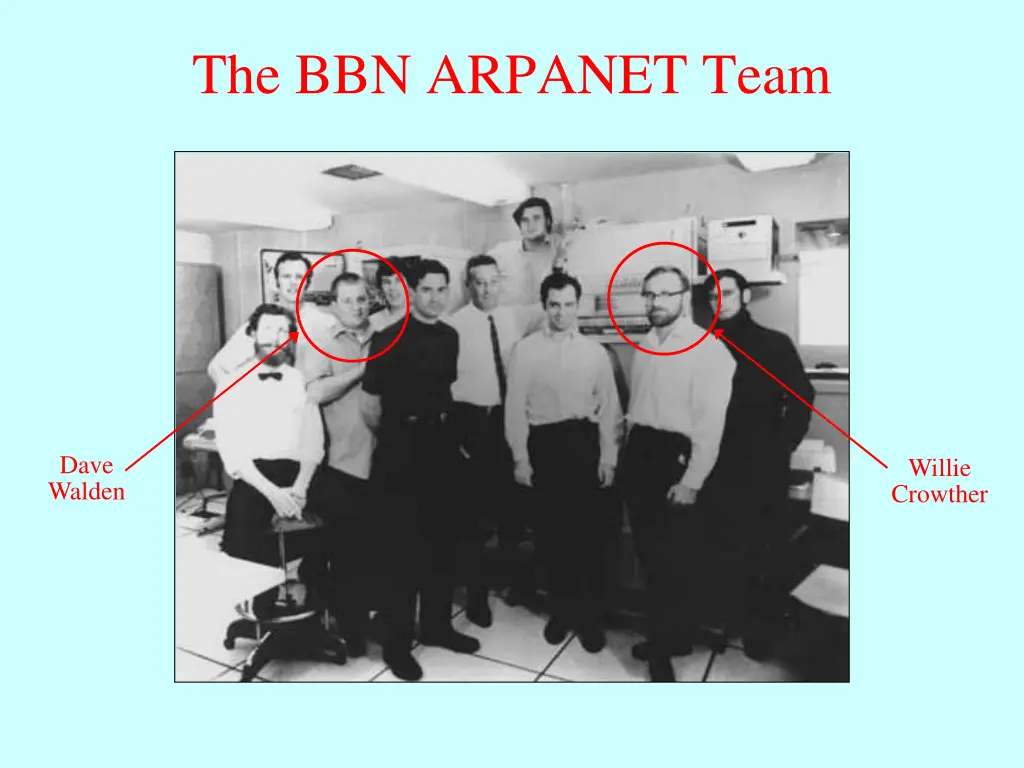 the bbn arpanet team