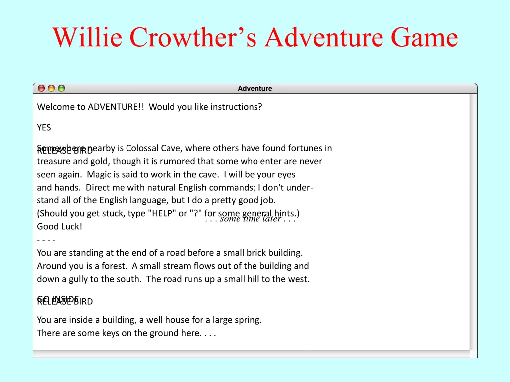 willie crowther s adventure game 1