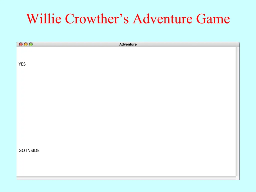 willie crowther s adventure game