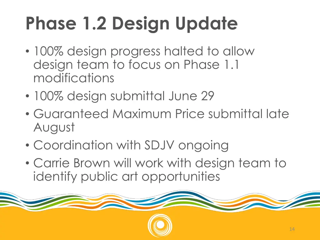 phase 1 2 design update