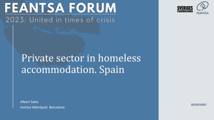 private sector in homeless accommodation spain