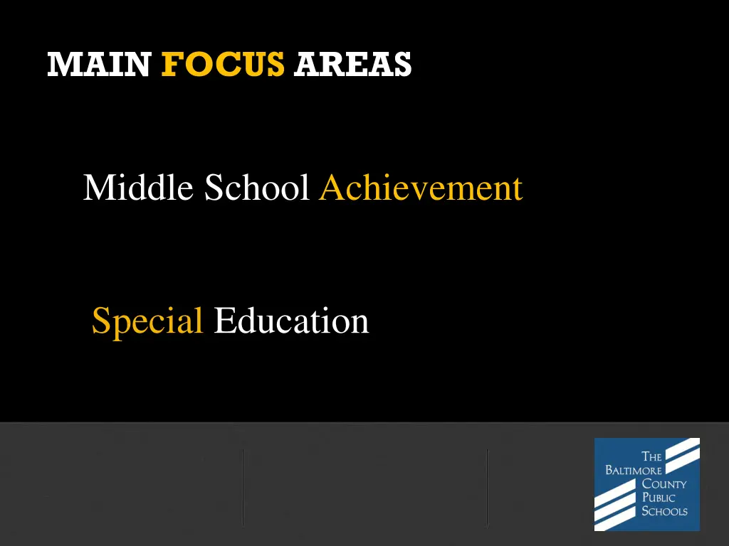 main focus areas 1