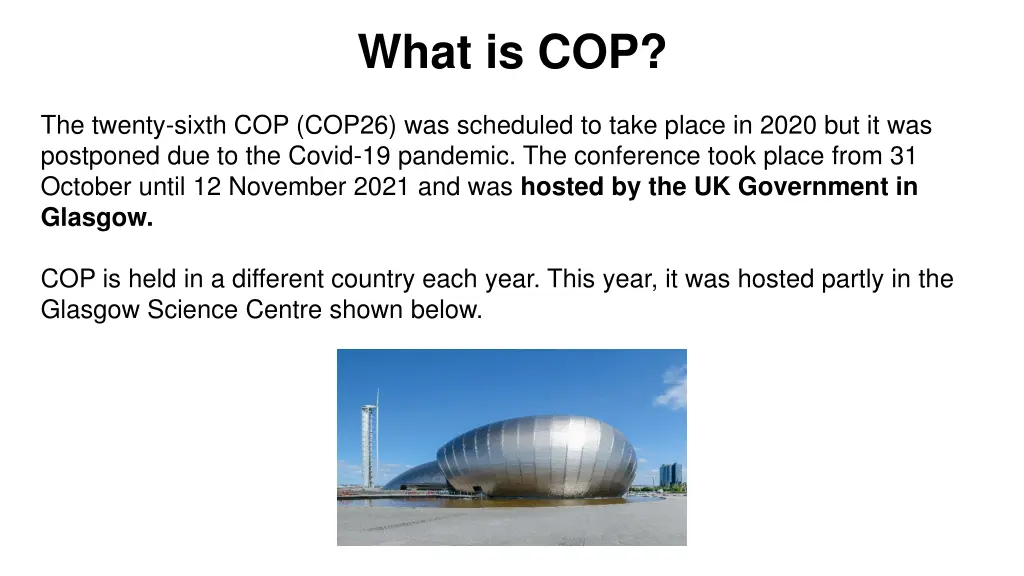 what is cop 1