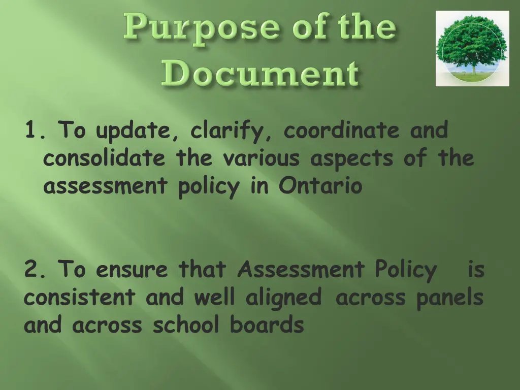 1 to update clarify coordinate and consolidate