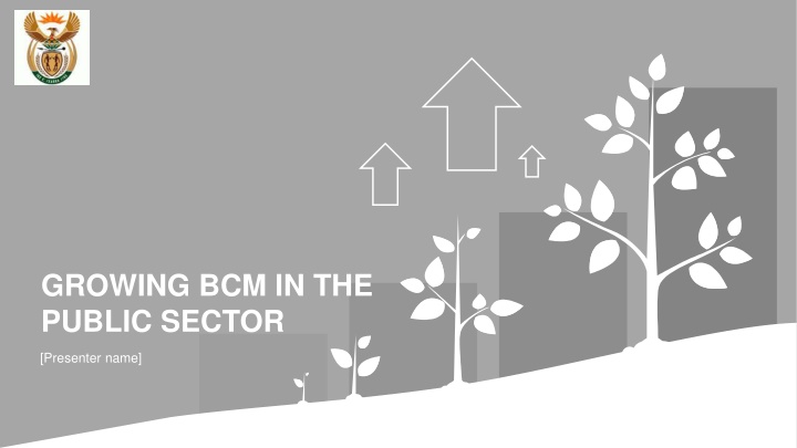 growing bcm in the public sector